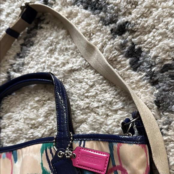 Coach Ikat Multicolor Signature C Patterned Purse - Picture 8 of 13